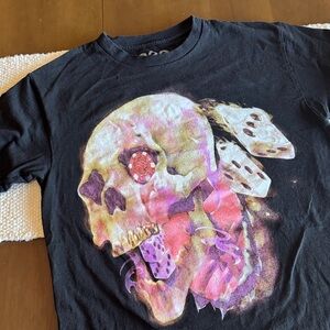 Black Skull Graphic Men's Tee